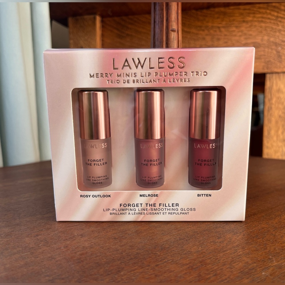Lawless Merry Minis Lip Plumper Trio - Rosy, Melrose, and Bitten